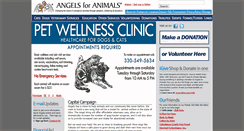 Desktop Screenshot of angelsforanimals.org