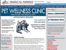 Tablet Screenshot of angelsforanimals.org